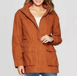 Mossimo orange utility jacket